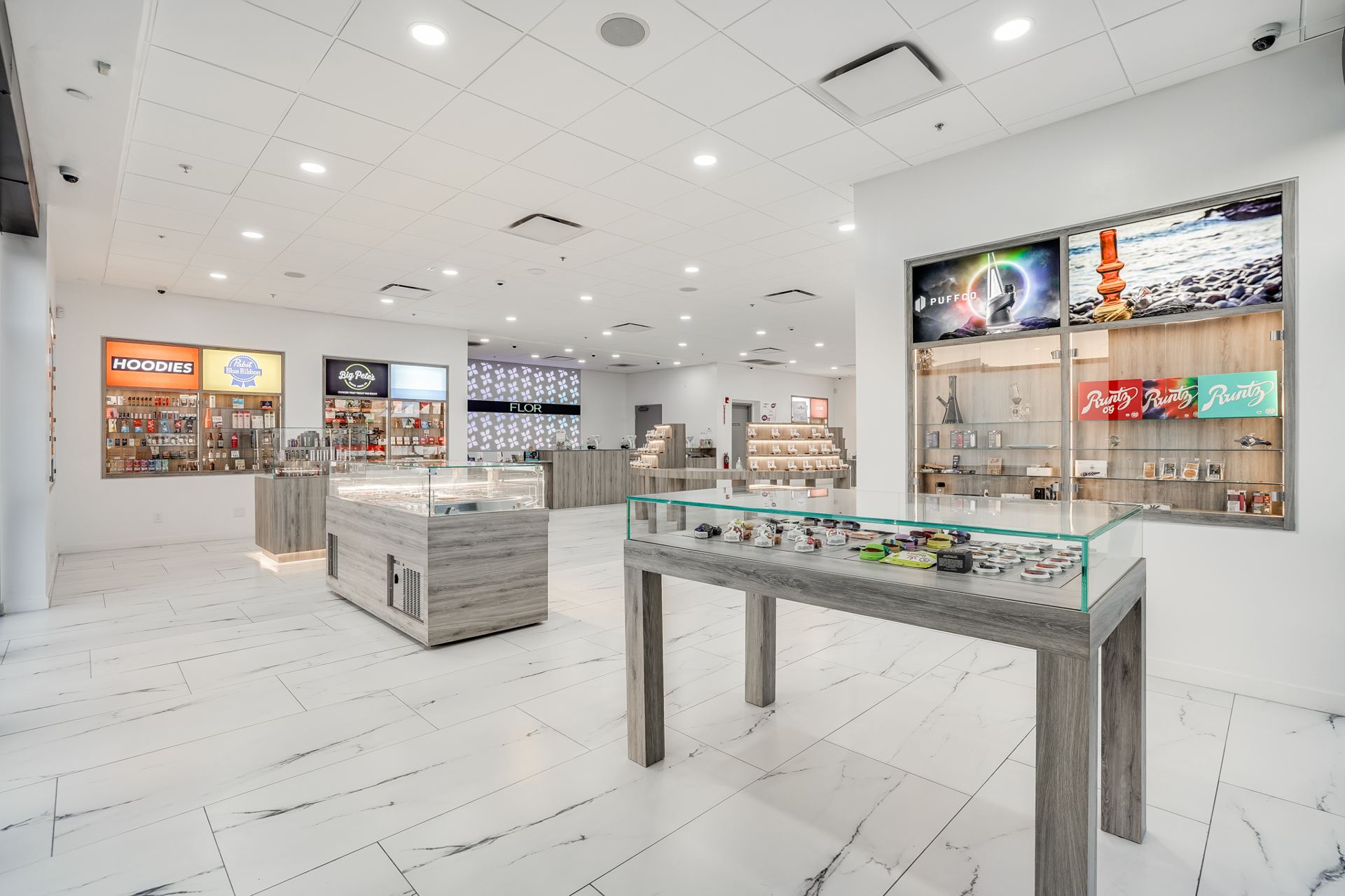 Inside a Flor showroom