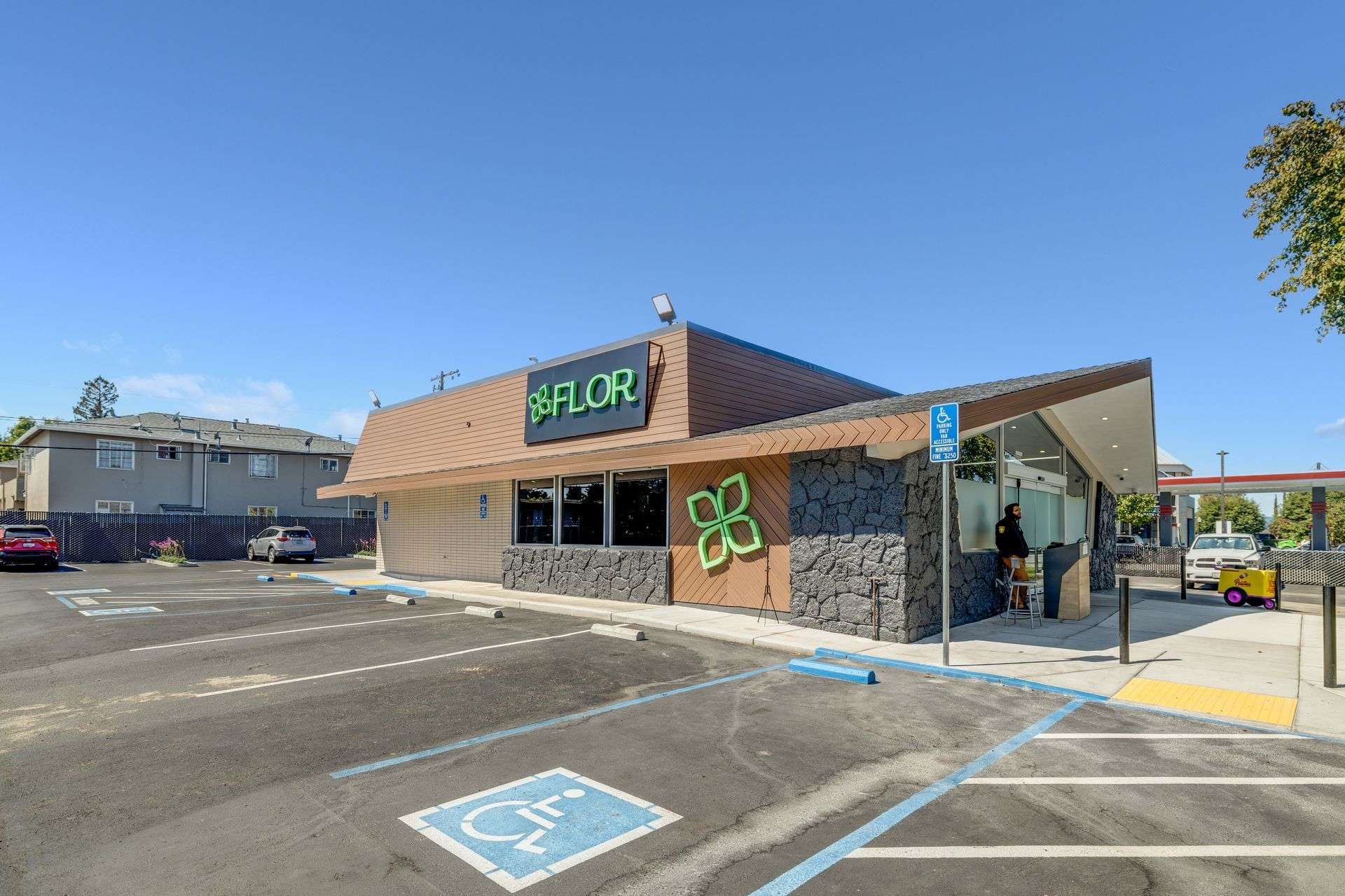 The storefront of a Flor dispensary