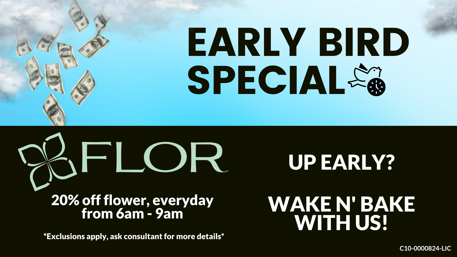 early bird special banner